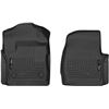 Image 1 : Husky Liners X-act Contour Floor Mats | Fits 2017-2024 Ford F-250/F-350 Super Duty Standard Cab | Fr