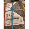 Image 3 : All Purpose Tarp 18 x 24 Ft Brown and Green