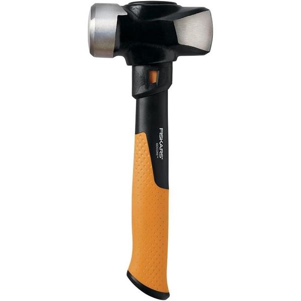 Fiskars 750910-1001 IsoCore 3 lb Club Hammer, 11", Orange/Black