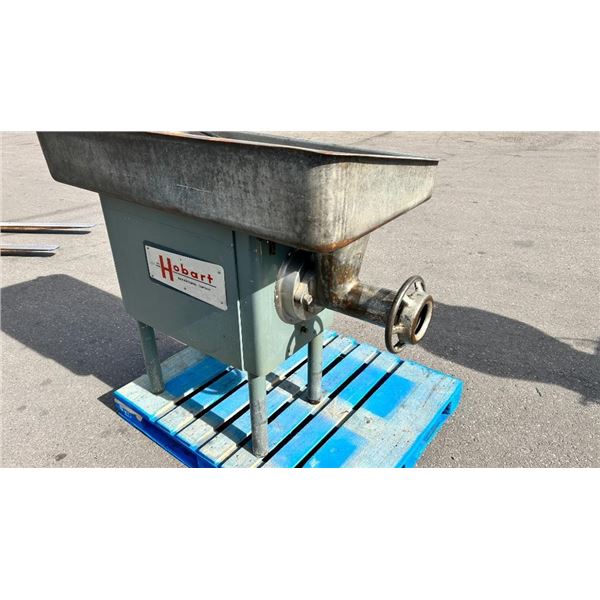 Hobart Model 4046 Commercial Meat Grinder includes dies and accessories