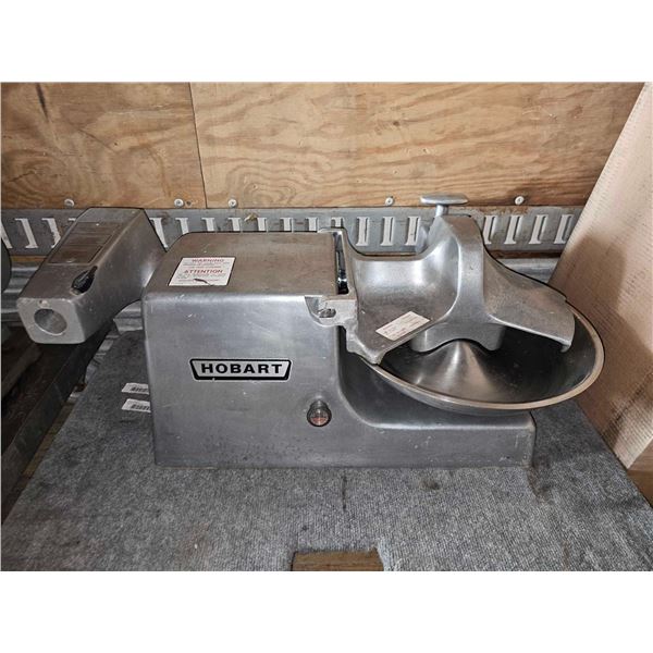 Hobart 15 Pound Buffalo Chopper Food Processor with #12 Hub, One Speed, Stainless Steel Bowl