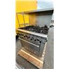 Image 1 : US Range Commercial Gas Single Door Range with 6 Burner Up & Backsplash
