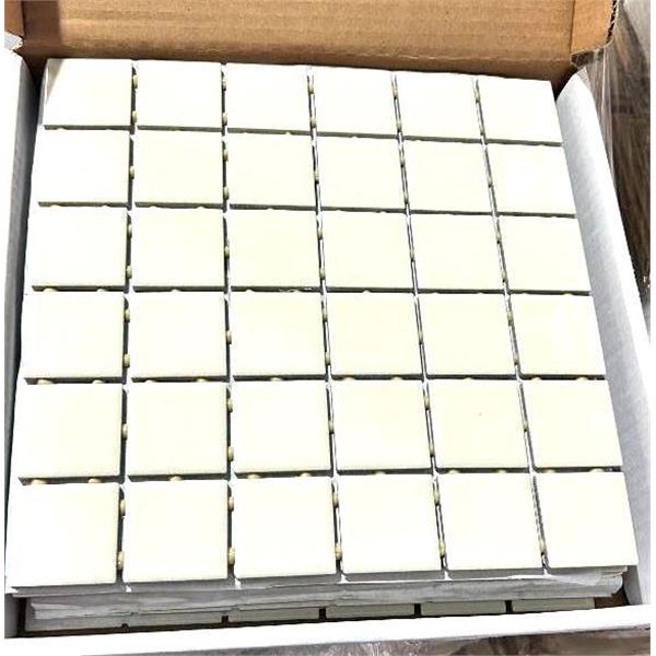 American Olean Ceramic Mosaic Tile 12 x 12 White - ONE CASE (10sq ft)