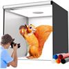 Image 1 : Light Box for Product Photo, Ruikca 32"x32"x32" Large Lightbox with 210 LED, Photo Background Shooti