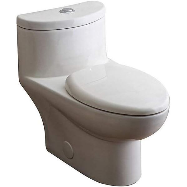 American Standard 2996C203.020 American Standard Tofino 1Pc Dual Flush Complete, Standard, White