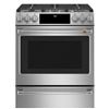 Image 1 : Cafe CC2S900P2M2S1 Dual Fuel Range, 30 inch Exterior Width, Self Clean, Convection, 6 Burners, 1 Gri