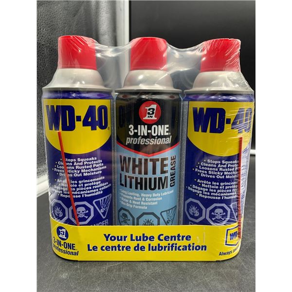 WD-40/ 3-in-1 White Lithium Grease  Tri-pack