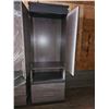 Image 2 : Gray Woodgrain Freestanding Cabinet with 2 Drawers, 1 Large Cupboard - 29Wx20Dx83T