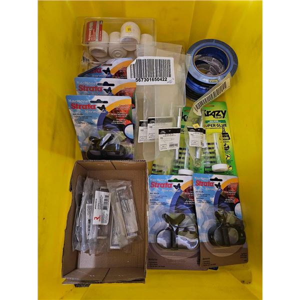 Bin Lot of Assorted Household Goods