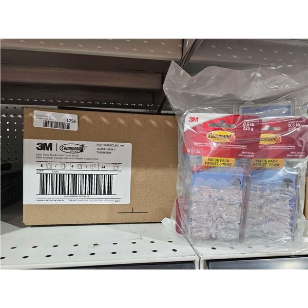 3M Command Hooks 2 Packs of 18