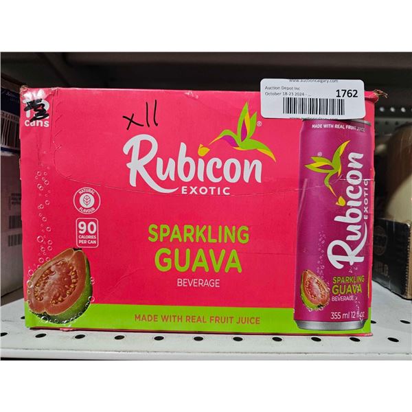 Rubicon Exotic Sparkling Guava Beverage (11 x 330ml)