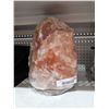 Image 1 : 11" Pink Salt Table Lamp