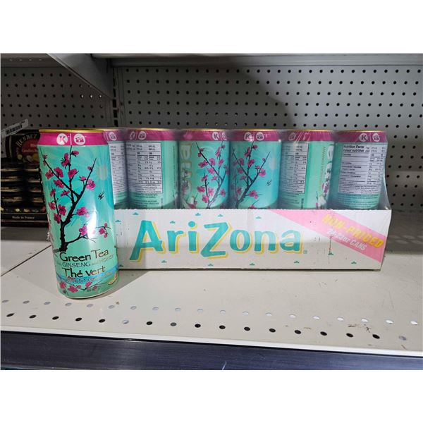 Arizona Green tea w/ Ginseng & Honey 24 x 680ml
