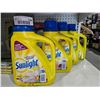 Image 1 : Sunlight Morning Fresh Concentrated Detergent 1.47L x 4