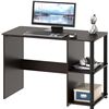 Image 1 : Cyrus 35 Inch Desk with Shelves espresso new in box