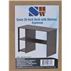 Image 3 : Cyrus 35 Inch Desk with Shelves espresso new in box