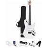 Image 1 : LyxPro Electric Guitar 39" inch Full Beginner Starter kit bundle LYXEGBK39W - White