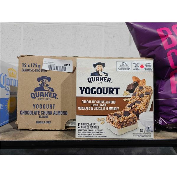 Quaker Yogourt Chocolate Chunk Almond Granola Bars (12 x 175g)