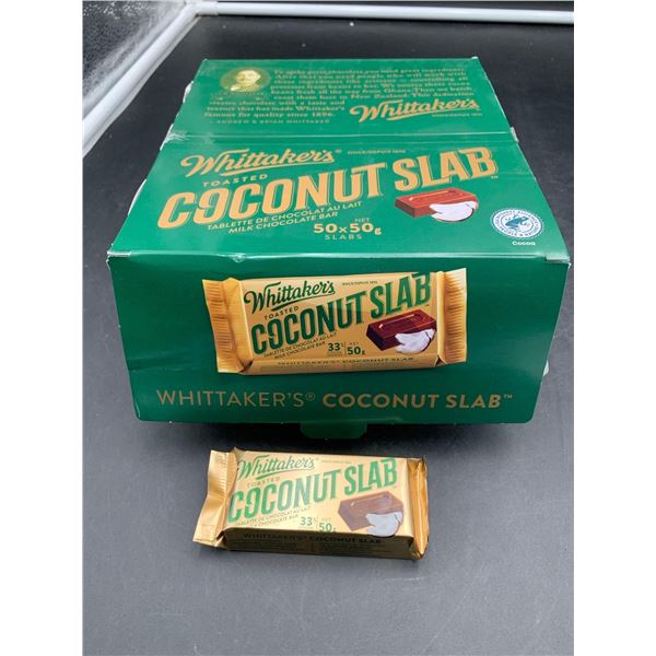 Whittakers Coconut Slab (50 x 50g)
