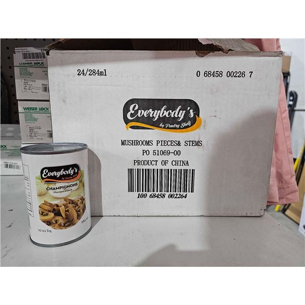 Everybody's Mushrooms Pieces & Stems 24x284ml