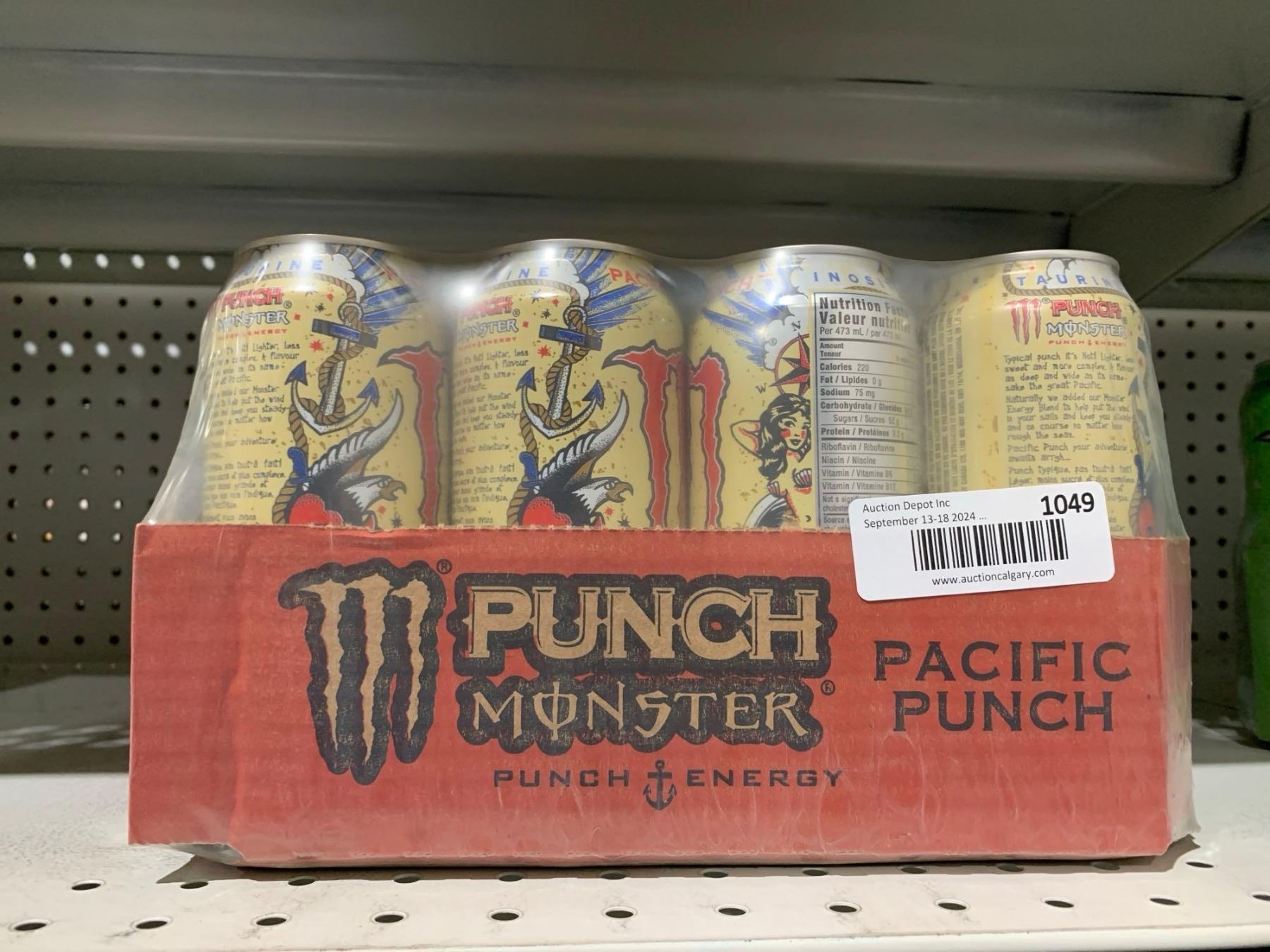 Monster Pacifi Monster Punch + Energy Drink Pacific Punch 12 x 473ml