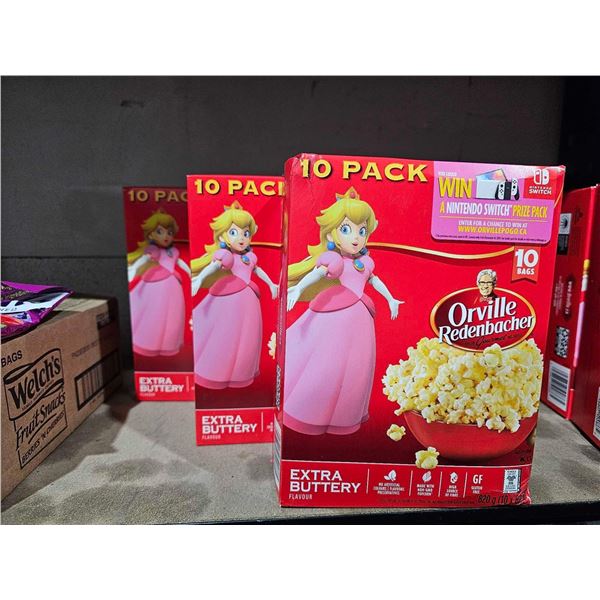 Orville Redenbacher Extra Buttery Flavoured Popcorn 10 Pack x 3
