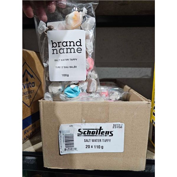 Scholtens Brand Name Salt Water Taffy 20x110g