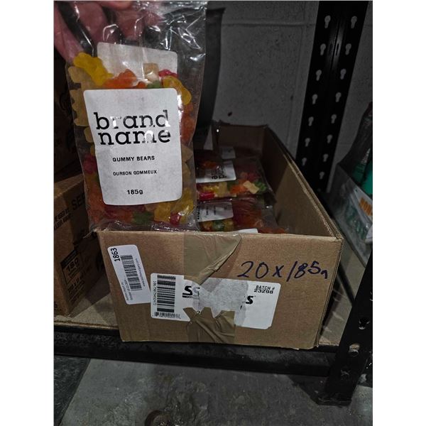 Scholtens Brand Name Gummy Bears 20x185g