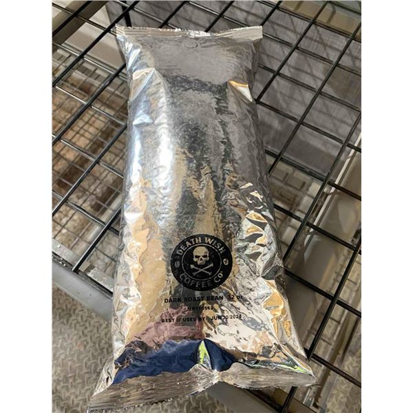 Death Wish Dark Roast Coffee Beans 32oz Bag