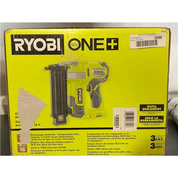 Ryobi One+ 18V Brad Nailer 18GA Brad Nail