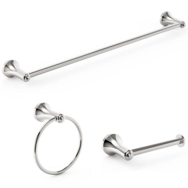 Moen Laia 3 Pc Bath Accessory Kit Chrome Finish