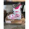 Image 1 : Rossignol Alpine Ski Boots Fun Girl 4 White Size 26.5 Flex Index 50