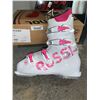 Image 3 : Rossignol Alpine Ski Boots Fun Girl 4 White Size 26.5 Flex Index 50