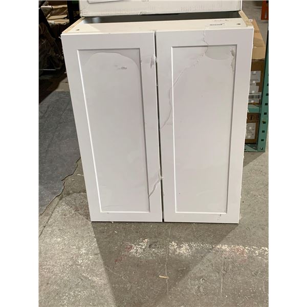White Shaker Style 2 Door Cabinet 24"w x 24"d x 30"h