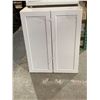 Image 1 : White Shaker Style 2 Door Cabinet 24"w x 24"d x 30"h