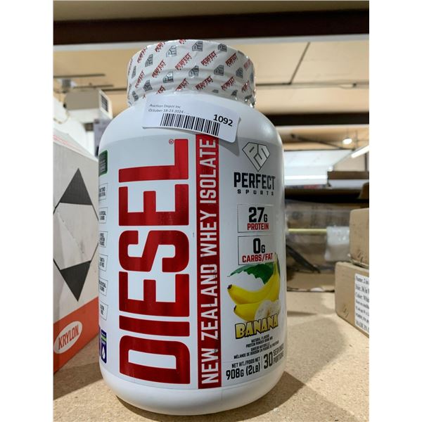 Dielse Bew Zealand Whey Isolate Banana 2Lb Protein Drink Mix