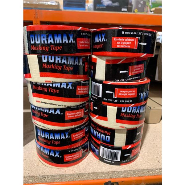 Duramax Masking Tape 36mm x 25m Lot of 12