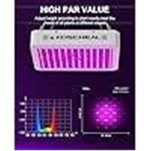 KOSCHEAL 1200W LED Grow Light Full Spectrum with Samsung LM301B and UV LEDs Daisy Chain Grow Lights 