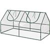 Image 1 : Home-Complete Greenhouse for Outdoors, Waterproof Small Outdoor Greenhouse with 2 Zippered Roll-up W