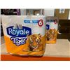 Image 1 : Royale Tiger Towel 6 Regular Rolls Lot of 2