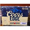 Image 2 : Coors Edge Non Alcoholic Double Brewed Beer 24 x 355ml