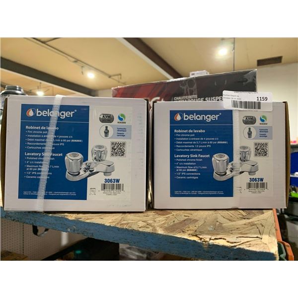 Belanger Lavatory Sink Faucet Polished Chrome Finish Lot of 2