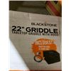 Image 3 : Blackstone 22" Griddle Tabletop Griddle with Hood Includes Adapter Hose & Carry Bag