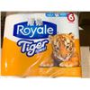 Image 3 : Royale Tiger Towel 6 Regular Rolls Lot of 2