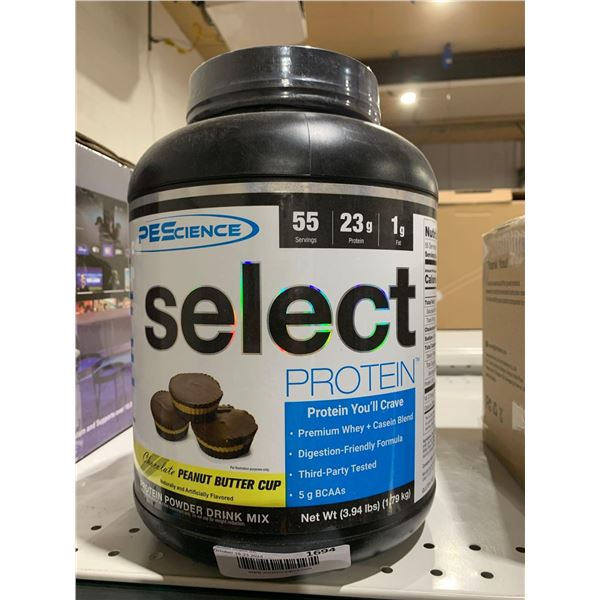 PEScience Select Protein Peanut Butter Cup Protein Powder Drink Mix 3.94lbs