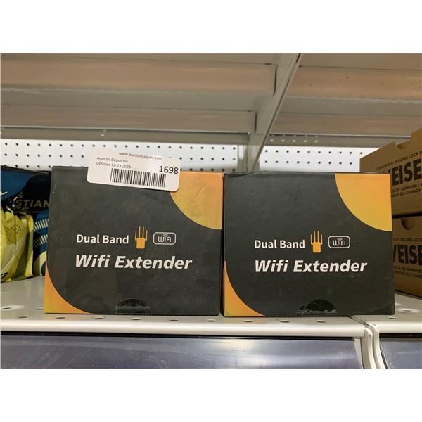 Daul Band Wi-Fi Extender Booster With WiFi Repeater Lot of 2