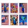 Image 1 : 6 Piece 911 Set by Peter Max
