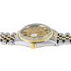 Image 8 : Rolex Mens Two Tone 36MM Champagne Index Datejust With Rolex Box