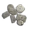 Image 2 : Mauryan Empire Silver Karshapana (322-185 BC) Fine Lot of 6 Coins Varied