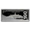 Image 3 : 4 oz Silver Bar - $100 Bill (w/Box & COA) .999 Pure Silver